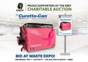 Curotto-Can Waste Expo EREF donation 2025