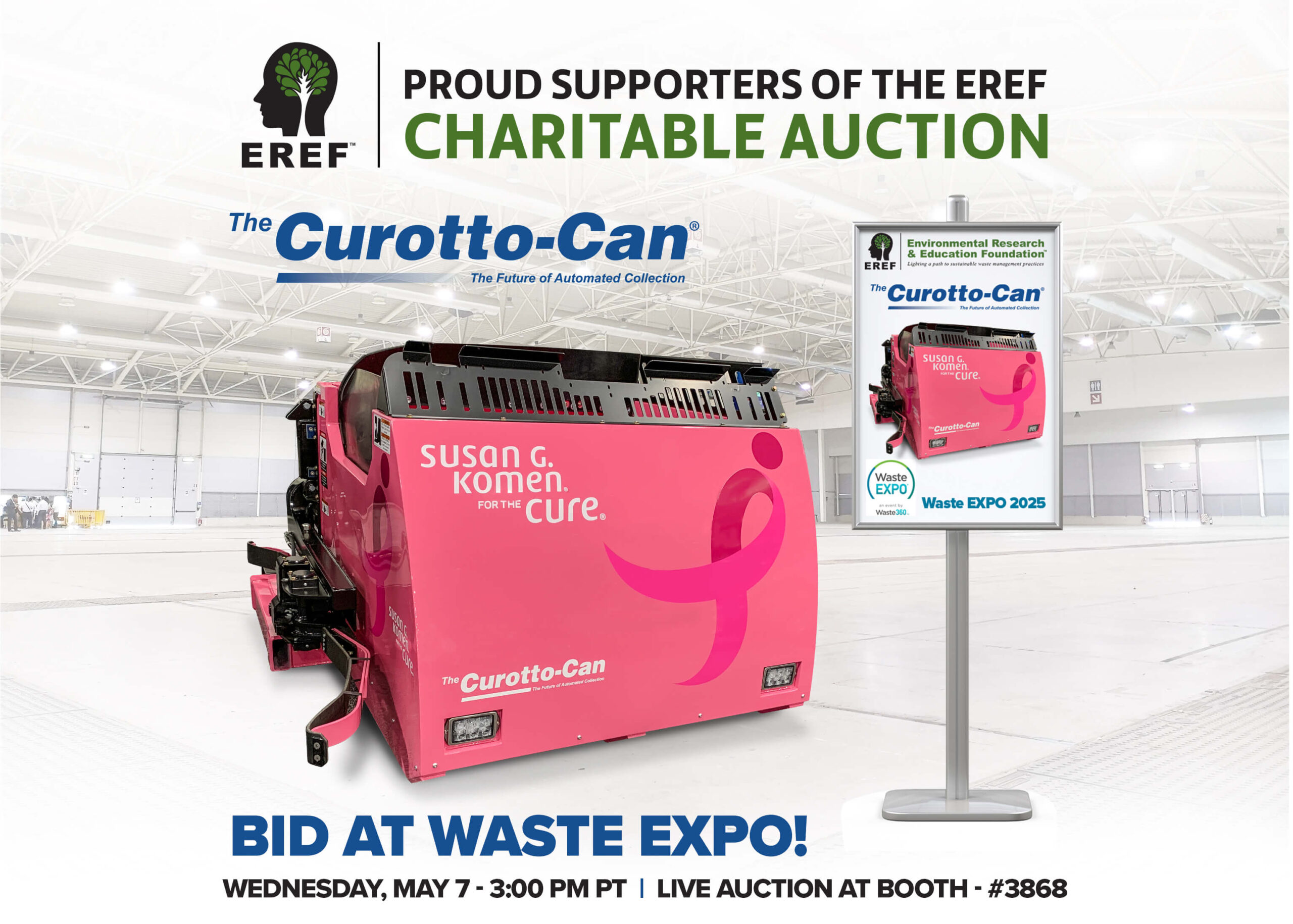 Curotto-Can Waste Expo EREF donation 2025