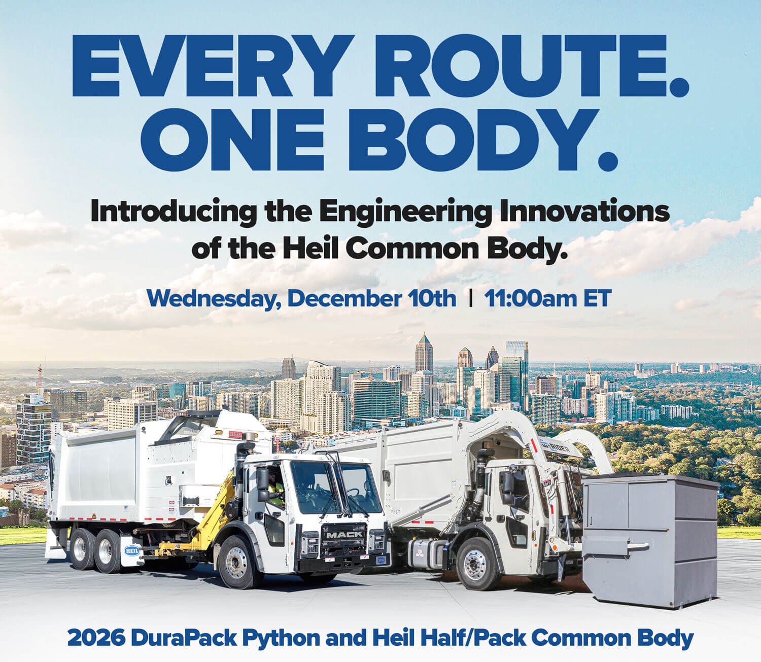 Garbage Truck Common Body Virtual Trade Show