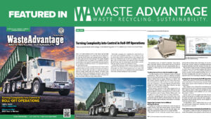 Rolloff management software technology for fleets