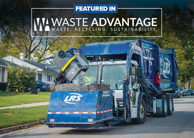 LRS Heil Garbage Truck and Curotto Can featured in Waste Advantage