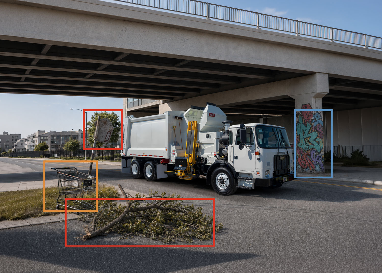 Connected City smart ai cameras on garbage trucks article