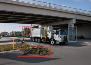 Connected City garbage truck ai camera technology press release